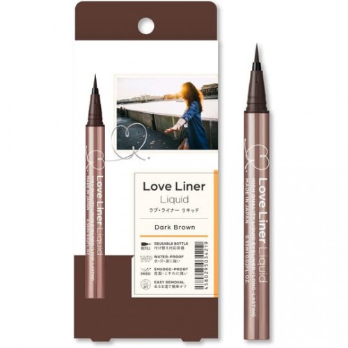 Love Liner 2022新版 防水極細眼線液 (DARK BROWN 深啡色)