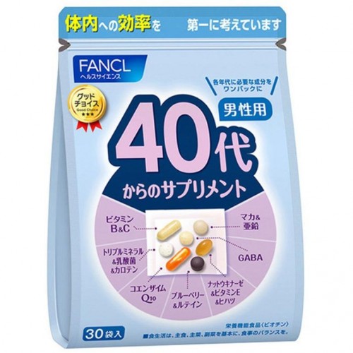 Fancl 40代 男性綜合營養維他命(30包)