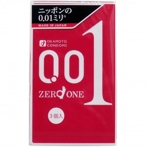 Okamoto 岡本 001|0.01 極限超薄安全套 避孕套 (3個裝)